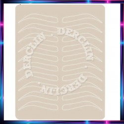 Piel Sintética Con Contorno, Para Prácticas de Micropigmentación
