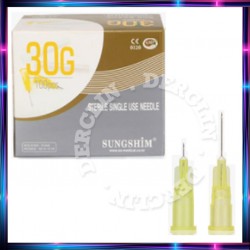 Agujas Mesoterapia Caja 100 Piezas, 30G